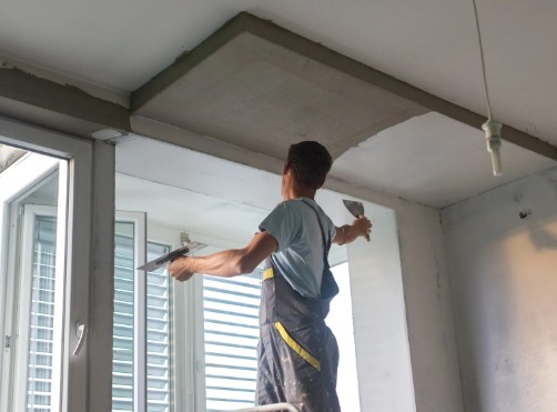 Acabados interiores en buhardilla reformada